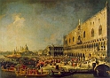 CANALETTO - Accoglienza dell'ambasciatore francese a Venezia. (1740)